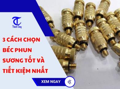 3 cách chọn béc phun sương tốt và TIẾT KIỆM NHẤT