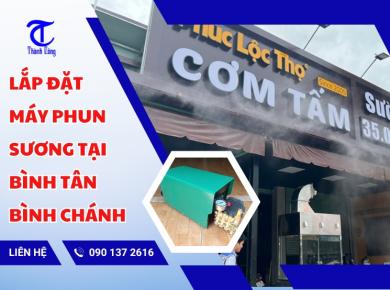 Lắp đặt máy phun sương tại Bình Tân Bình Chánh