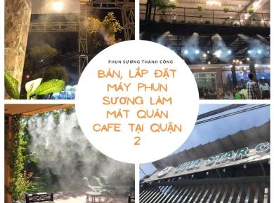 Lắp Đặt Máy Phun Sương Làm Mát Quán Cafe Tại Quận 2