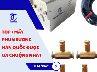 Top 7 máy phun sương Hàn Quốc được ưa chuộng nhất