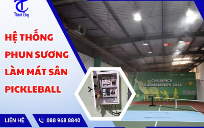 Hệ thống phun sương làm mát sân Pickleball