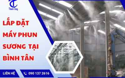 Lắp đặt máy phun sương tại Bình Tân