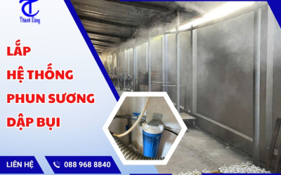 Lắp hệ thống phun sương dập bụi