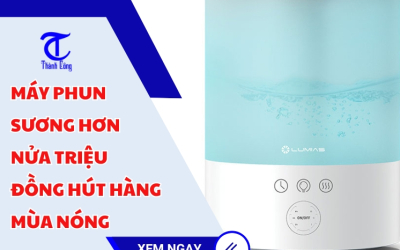 Máy phun sương giá hơn nửa triệu đồng hút hàng mùa nóng