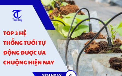 Top 3 loại hệ thống tưới tự động được ưa chuộng hiện nay