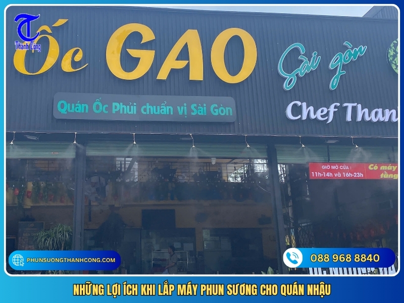 nhung loi ich khi lap may phun suong cho quan nhau