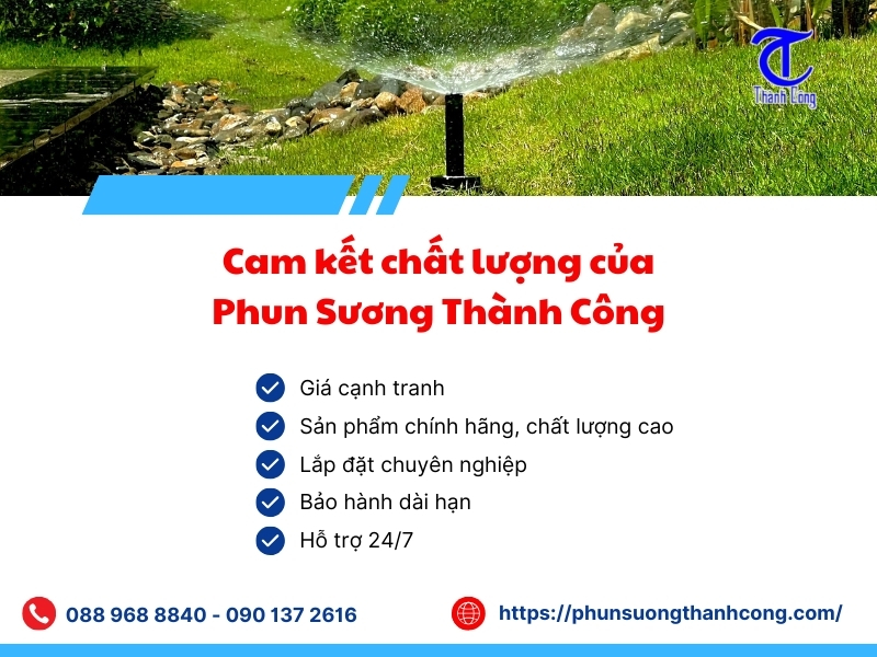 cam ket chat luong cua phun suong thanh cong