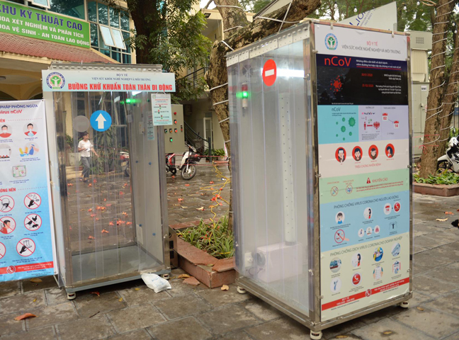 Địa chỉ cung cấp máy phun sương và buồng khử khuẩn Covid