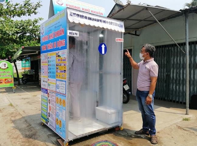 Sự ra đời của buồng khử khuẩn Covid
