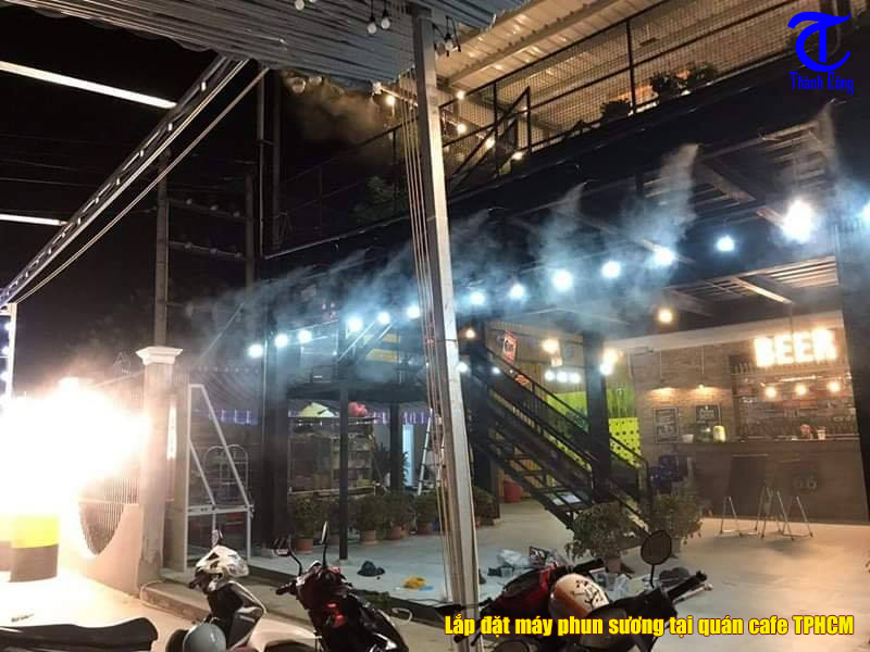 Lắp đặt máy phun sương tại quán cafe chất lượng với giá rẻ tại TPHCM