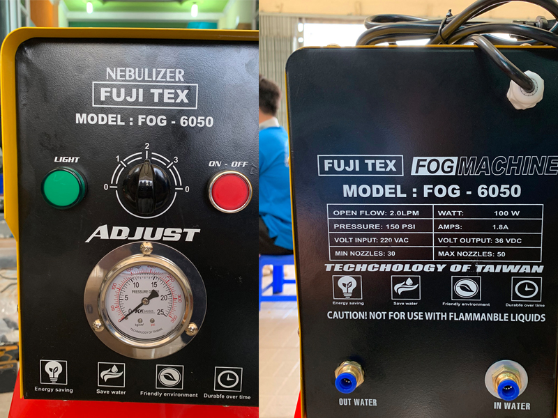 Địa chỉ cung cấp máy phun sương FUJITEX FOG 6050 giá rẻ tại TPHCM