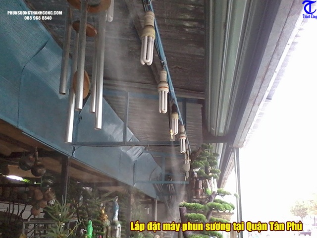 Láp đặt máy phun sương tại Quận Tân Phú