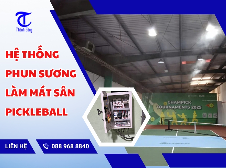 lap dat he thong phun suong lam mat san pickleball