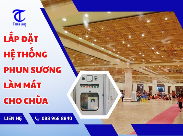 lap dat he thong phun suong lam mat cho chua